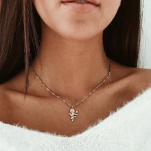 Load image into Gallery viewer, Rose Flower Pendant Necklace