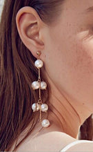 Load image into Gallery viewer, Acrylic Zircon Tassel Earrings