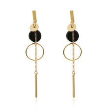 Load image into Gallery viewer, Rhinestone Long Drop Earrings