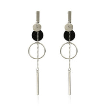 Load image into Gallery viewer, Rhinestone Long Drop Earrings