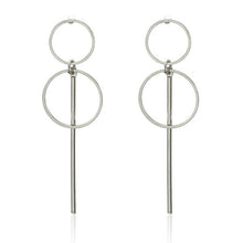 Load image into Gallery viewer, Rhinestone Long Drop Earrings